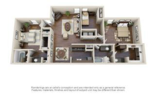 Floorplan - The Creek On Calloway