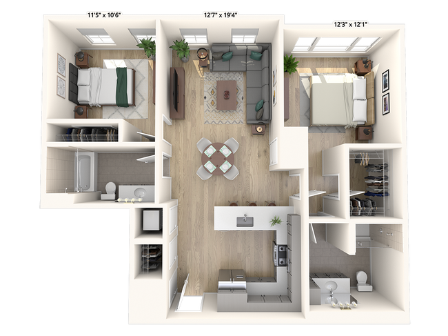 Floorplan - Darien Commons