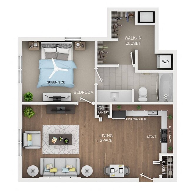 Floorplan - Oakcliff Apartments