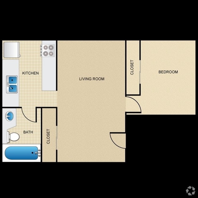1BR/1BA - Hoover Manor Apartments