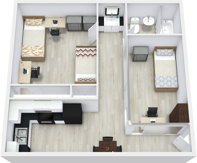 Floorplan - Capri Apartments at Isla Vista