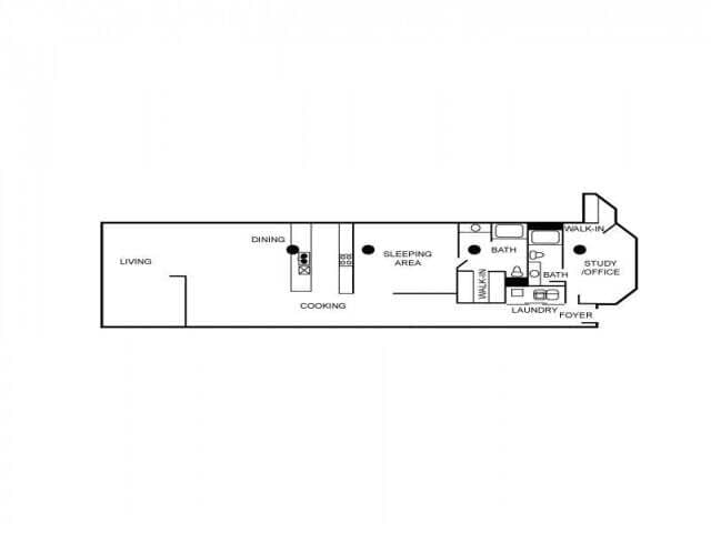 Floorplan - South Side on Lamar