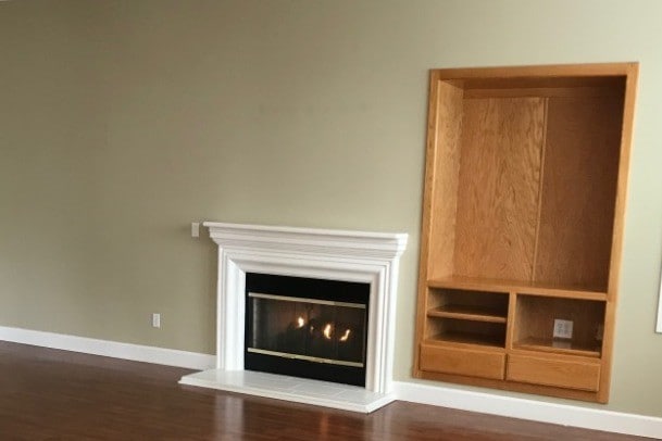 family room fire place - 4431 Bangor Ct