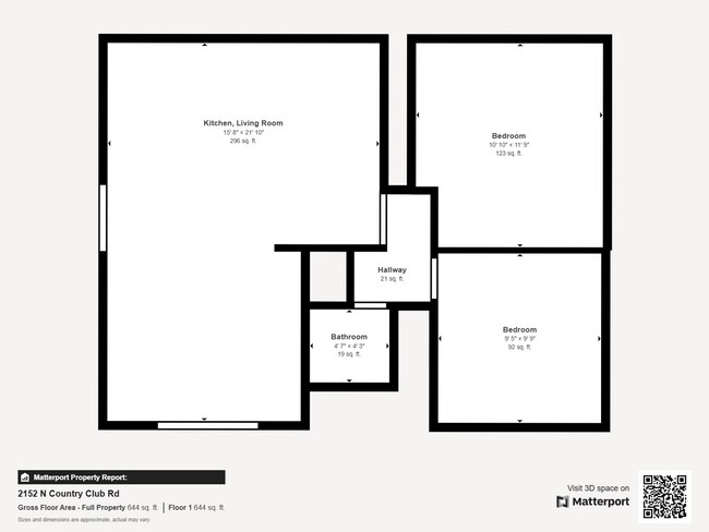 Floorplan - Two Bedroom Luxury Apartment Homes