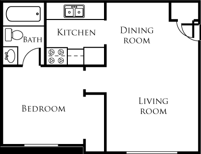 1BR/1BA - Mission Creek Apartments