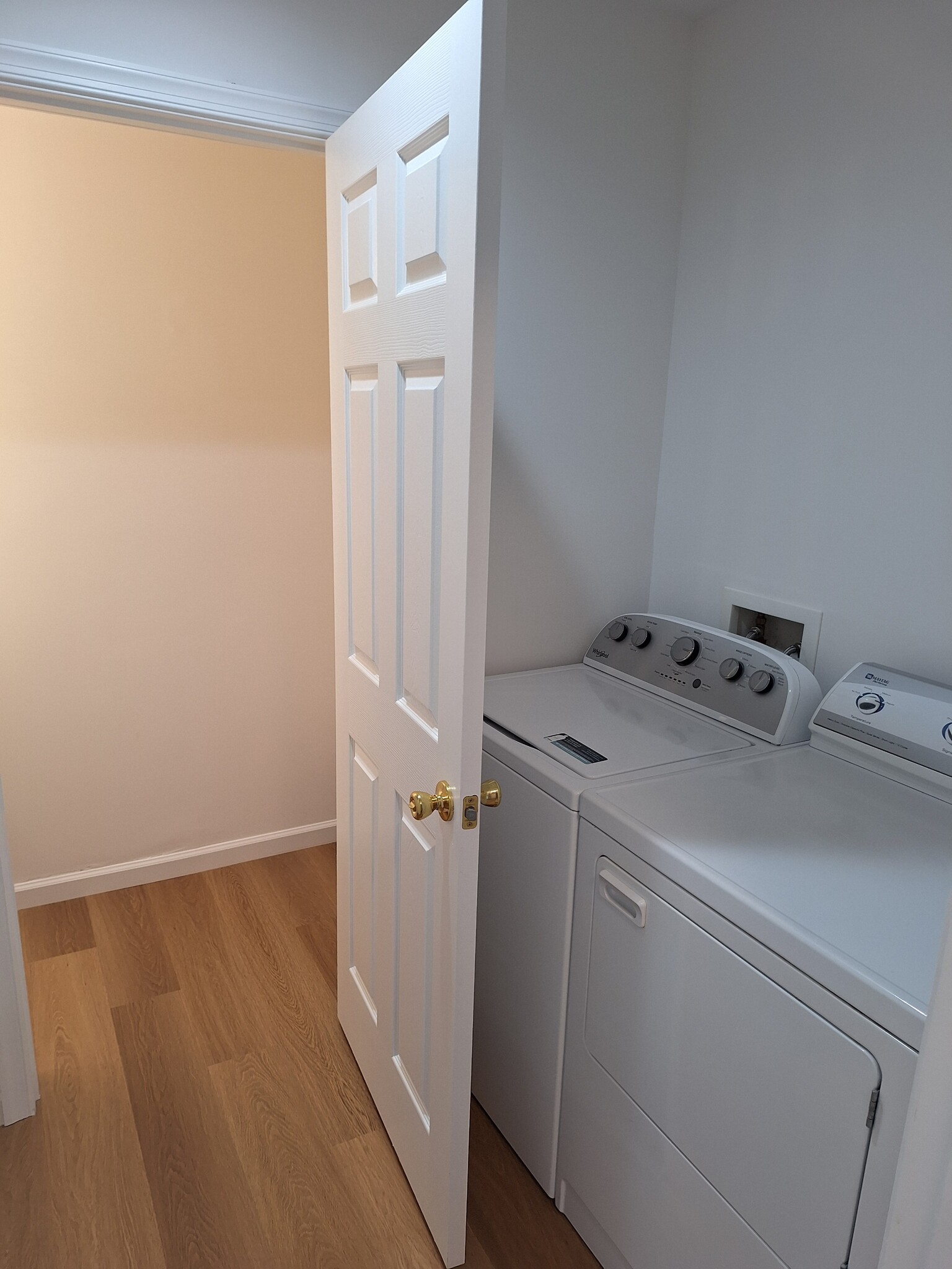 Washer and dryer and half bath on 1st floor - 340 W German St