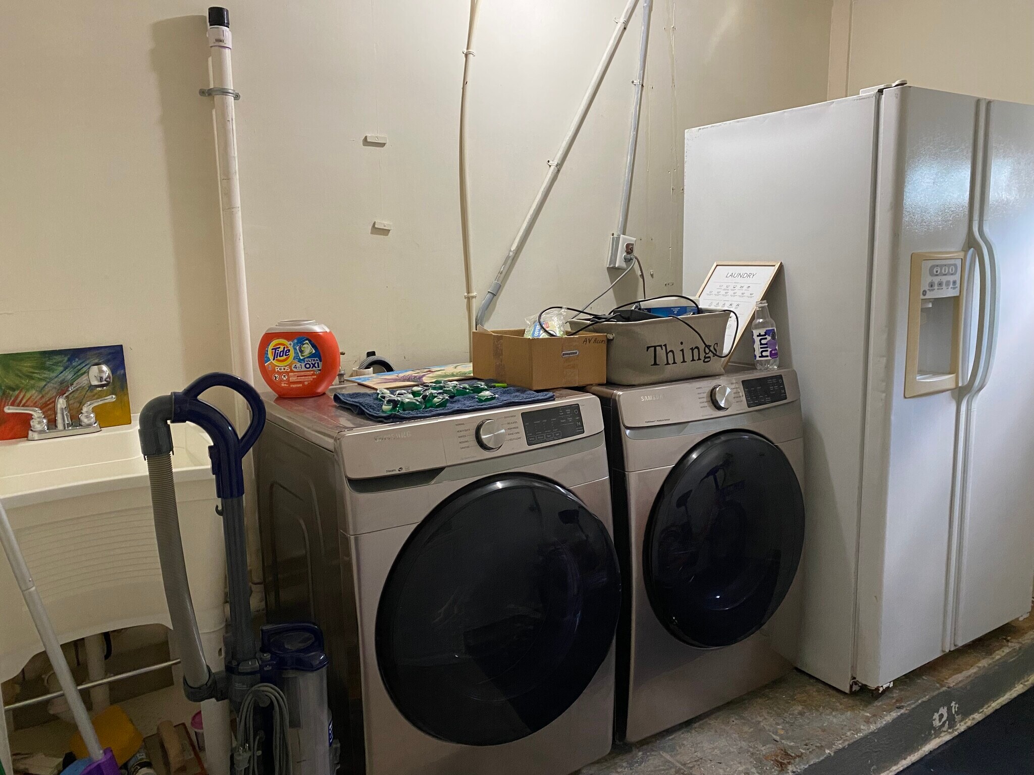 laundry room with wash tub - 236 Lily Rd