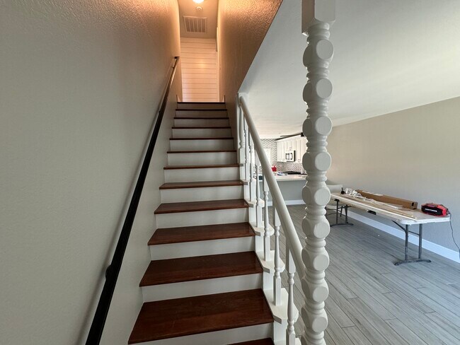 Stairs to Second Floor - 415 Tava Ln