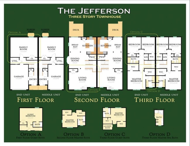 Floorplan - Monticello Heights Townhomes