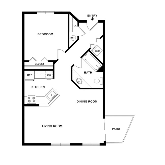 Floorplan - Sunset Summit Apartments
