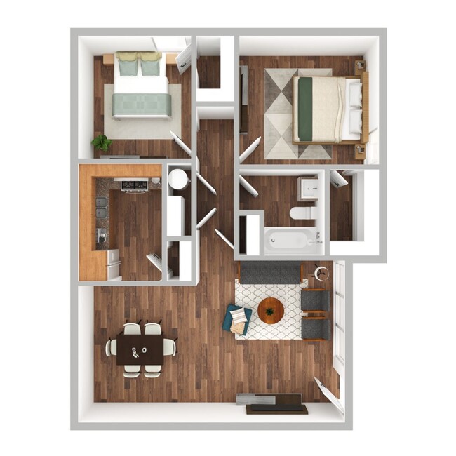 Floorplan - Gable Oaks Apartments