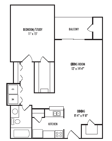 1BR/1BA - Summer Creek