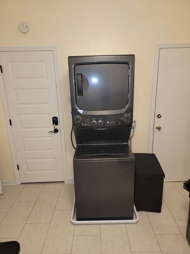 Washer and dryer in kitchen - 811 W 4th St