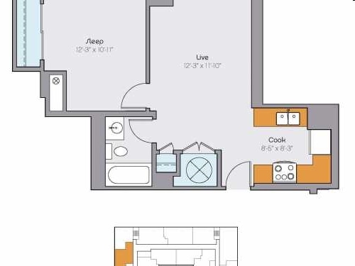 1BR/1BA - Clyde Manor