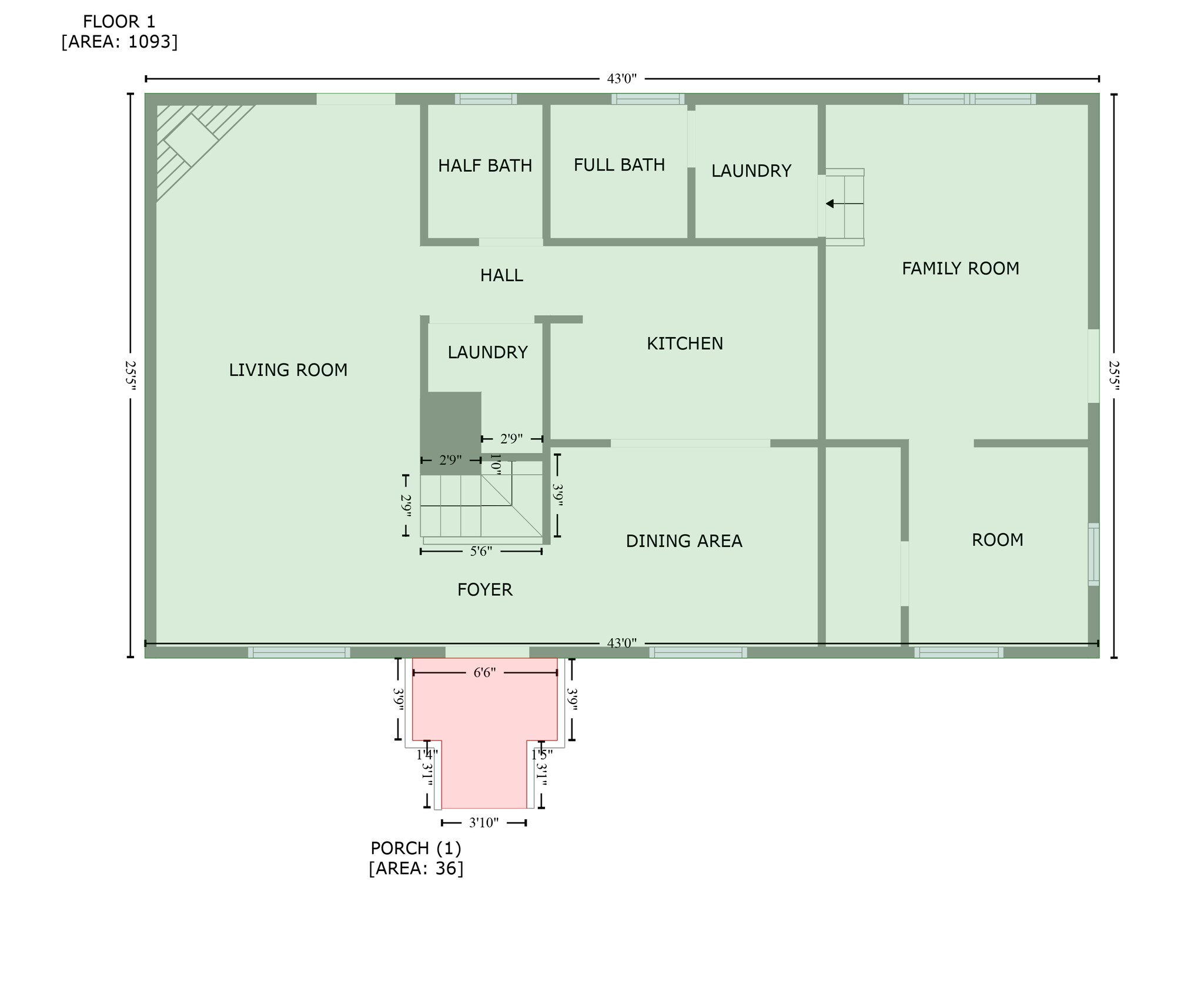 first floor - 105 Jacksons Retreat Ct