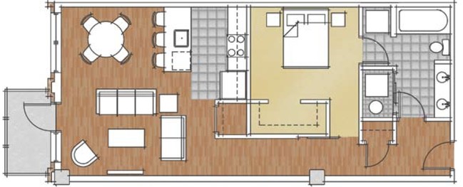 1BR/1BA - e5w Building