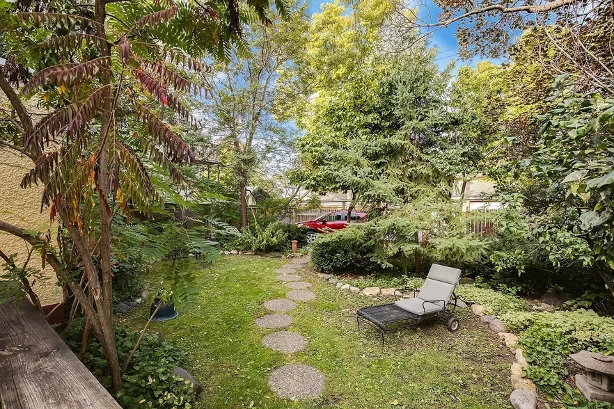 Walk-way from house to dedicated, off-street parking. - 3032 grand ave