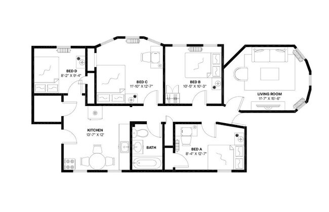 Building Photo - Room in Shared 4 bed/1 bath home