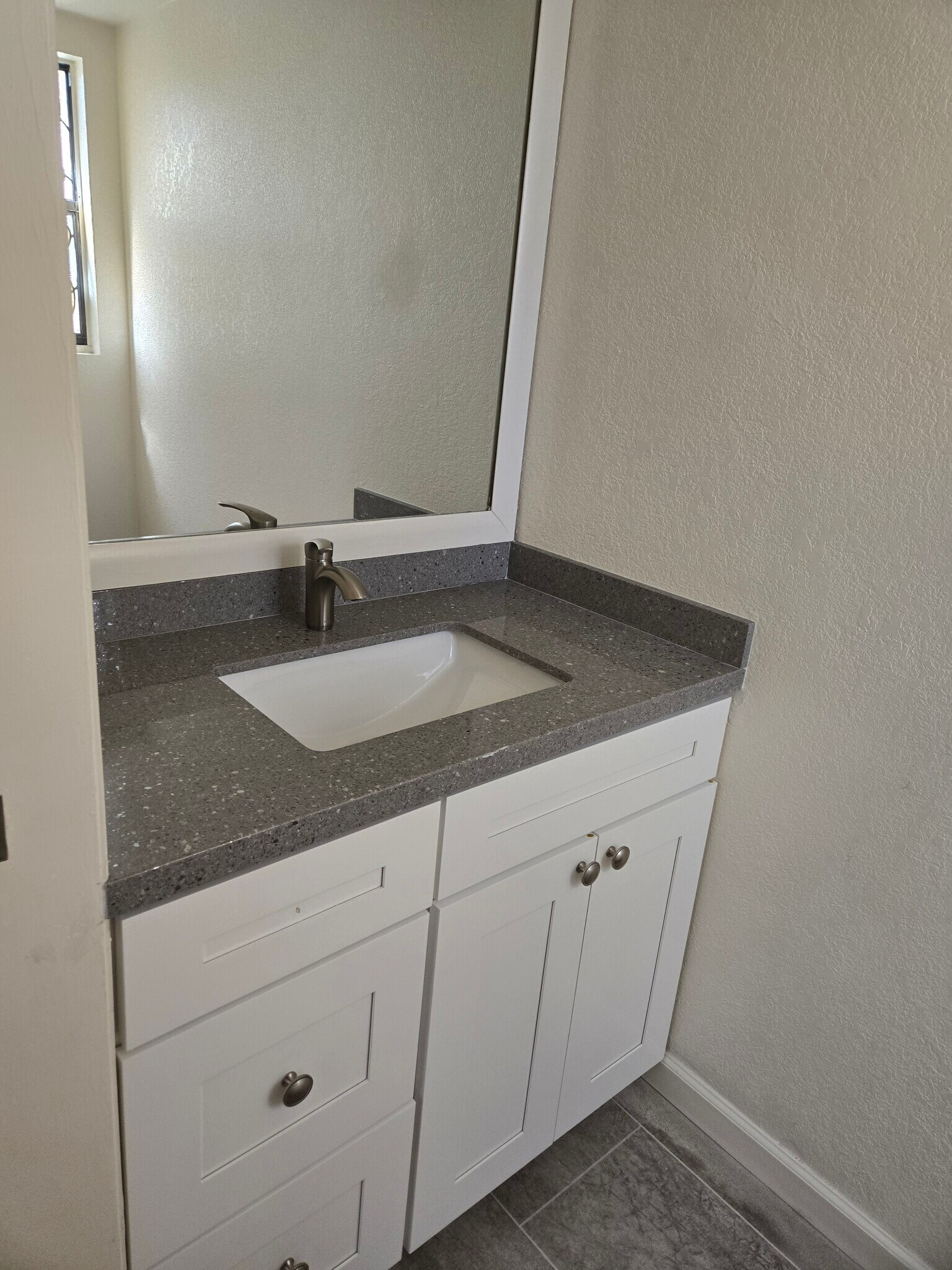 NEWLY REMODELED downstairs guest bathroom - 8830 Via Andar