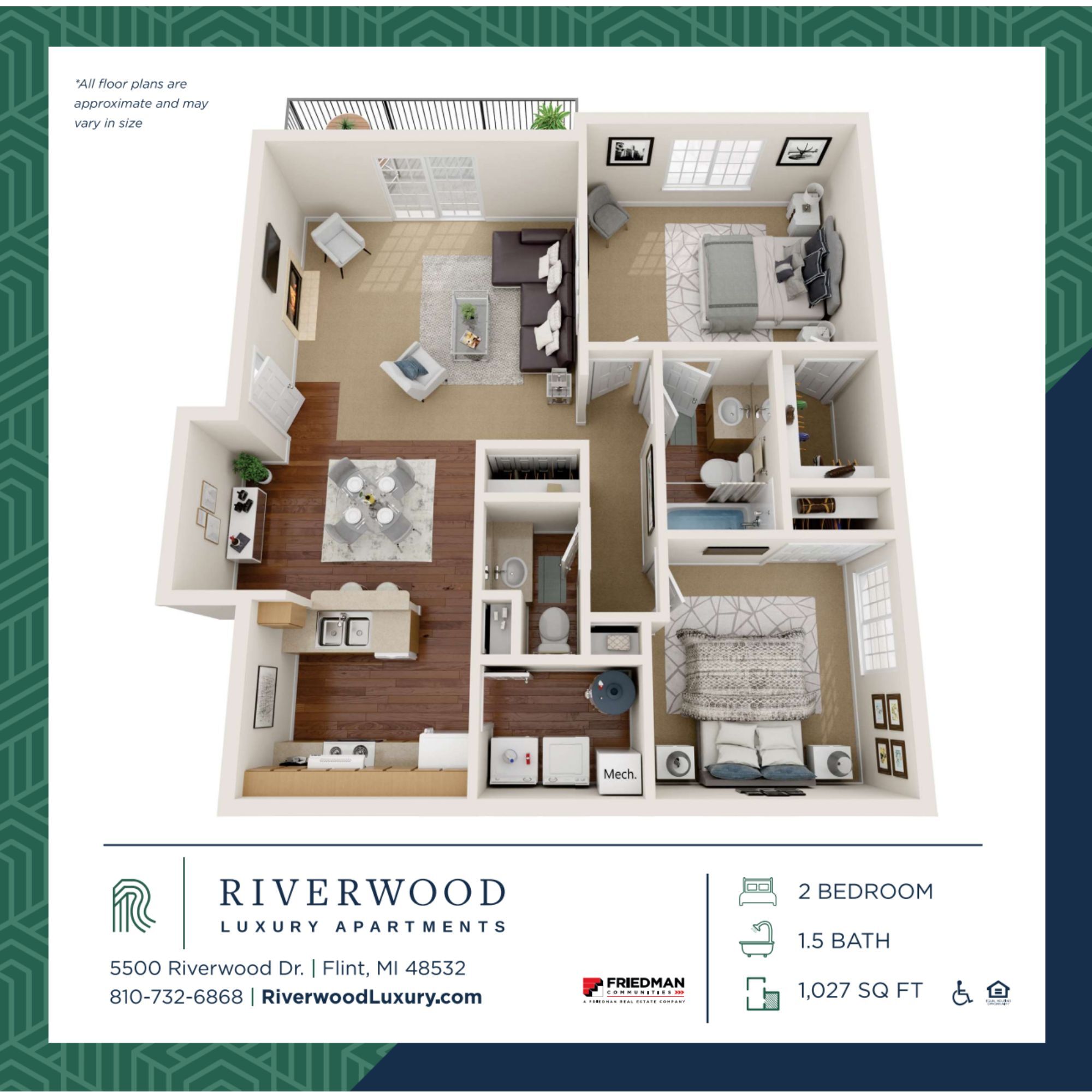 Riverwood Luxury Apartments 5500 Riverwood Dr Flint MI 48532 Apartment Finder