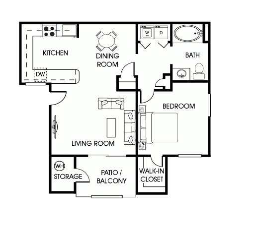 1BR/1BA - Versante Apartment Homes