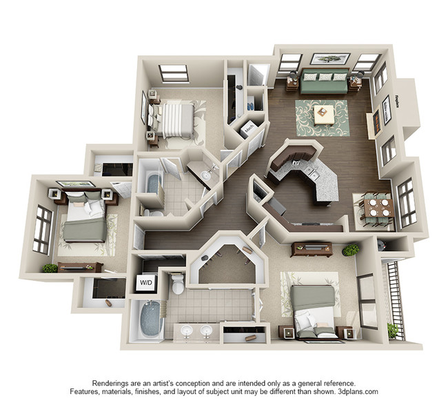 Floorplan - Elle at the Medical Center