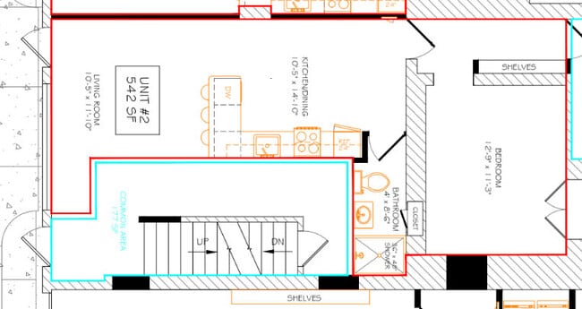 Floorplan - 45 E King St Apartments
