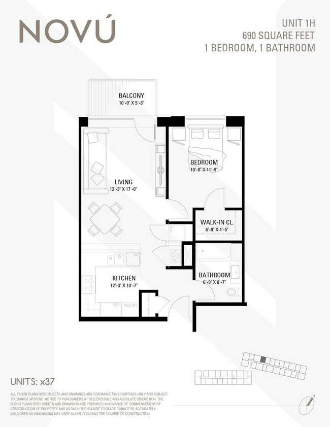 Floorplan - Novu Apartments