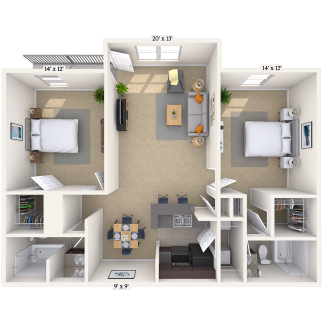 Floorplan - MAA Kirby Station