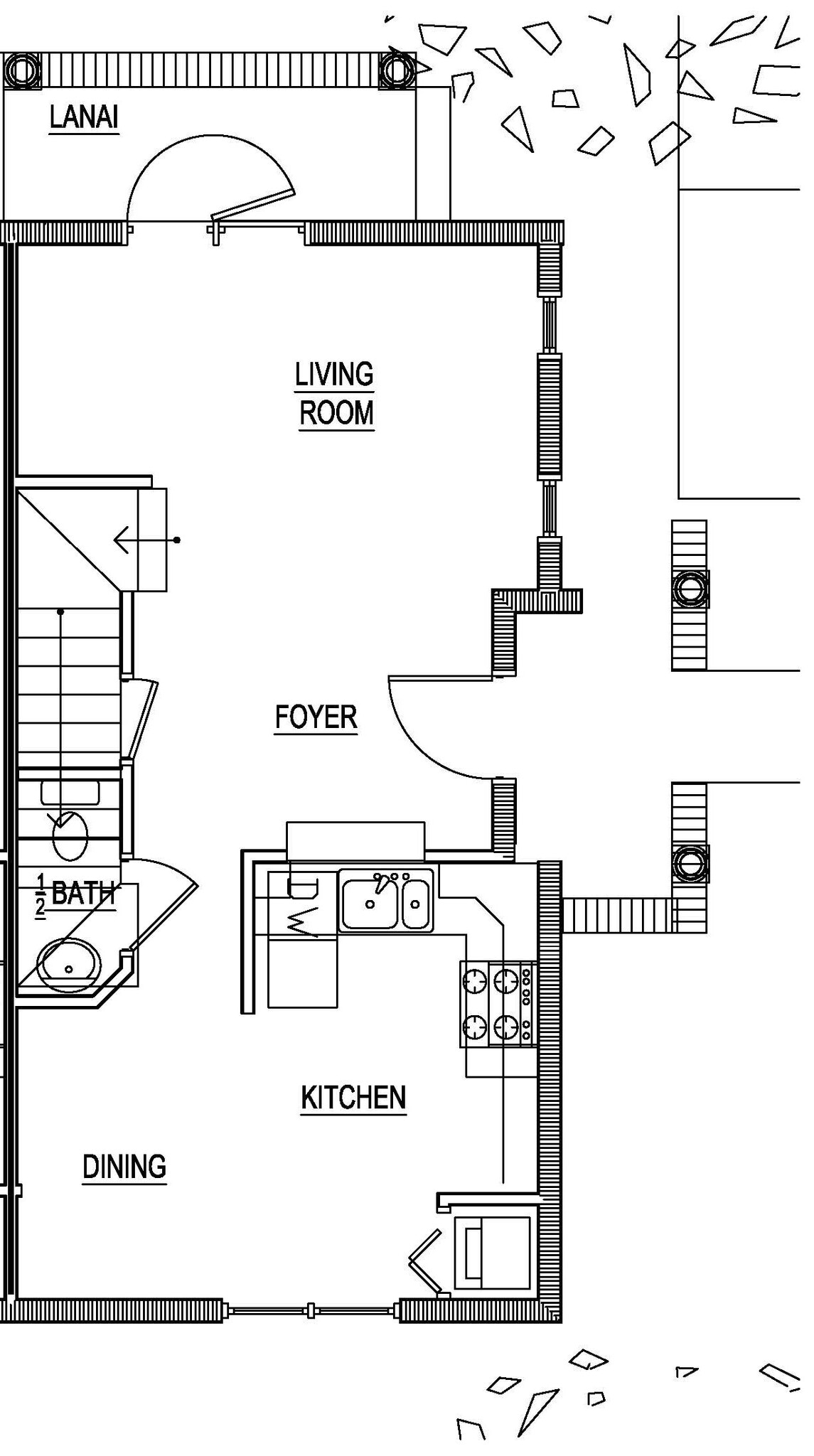 1st floor plan - 405 S Lake Ave