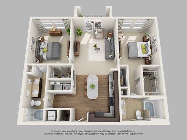 Floorplan - Meridian at Harrison Pointe