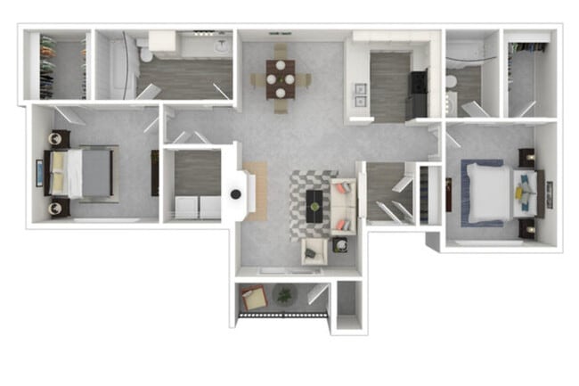 Floorplan - Amherst Apartments