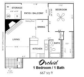 1BR/1BA - Turtle Creek Apartment Homes