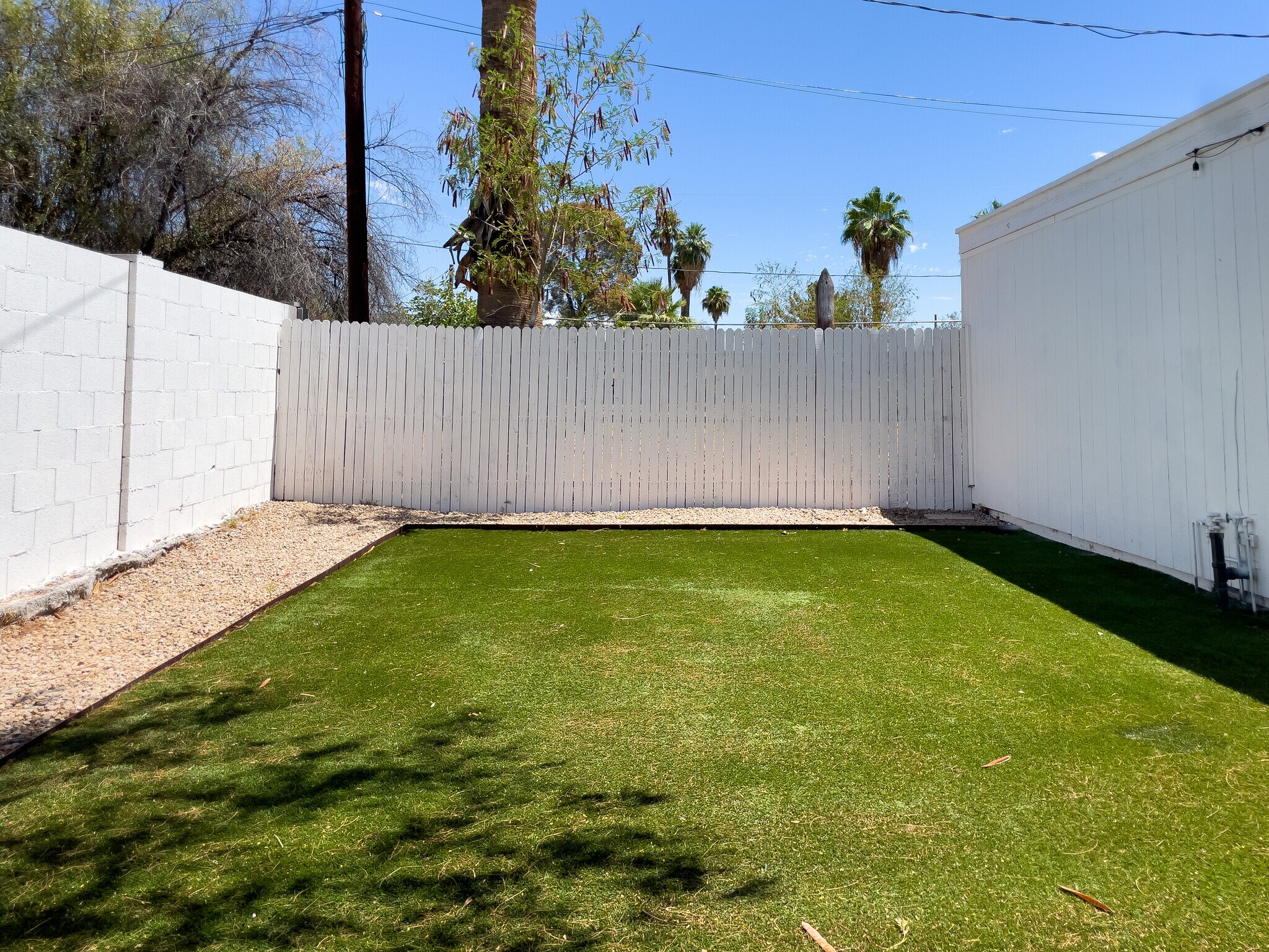 Private turf fenced backyard - 4615 N 14th St