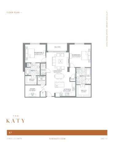 Floorplan - The Katy