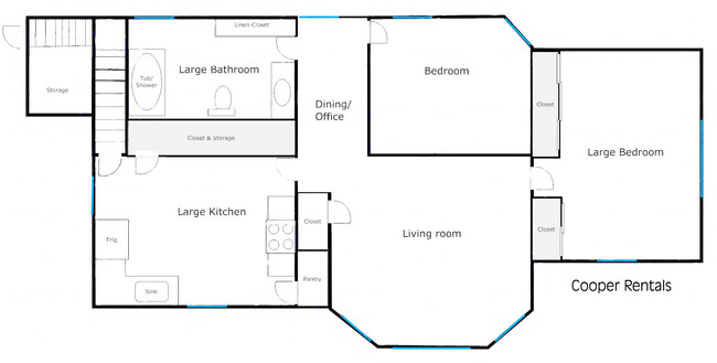 Floor plan - 2706-2 Buffalo Rd