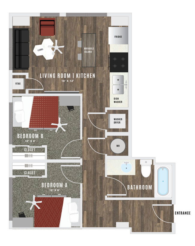 The Two- 640 sqft. - Atmosphere