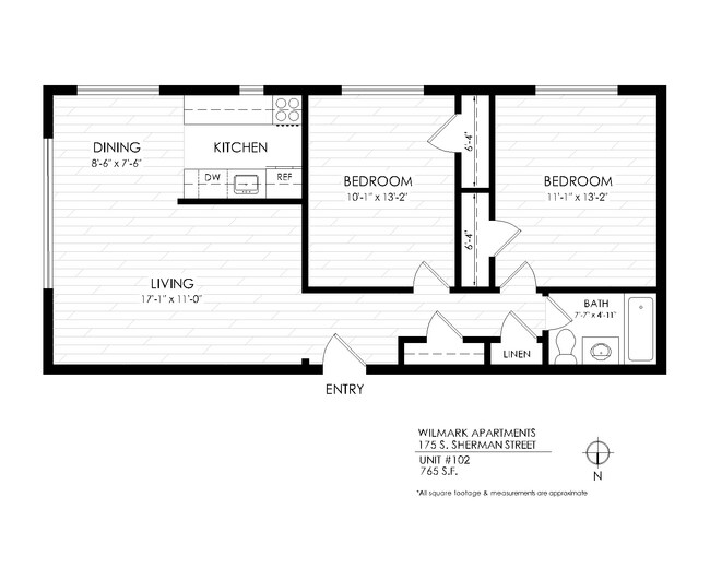 Floorplan - Wilmark Apartments