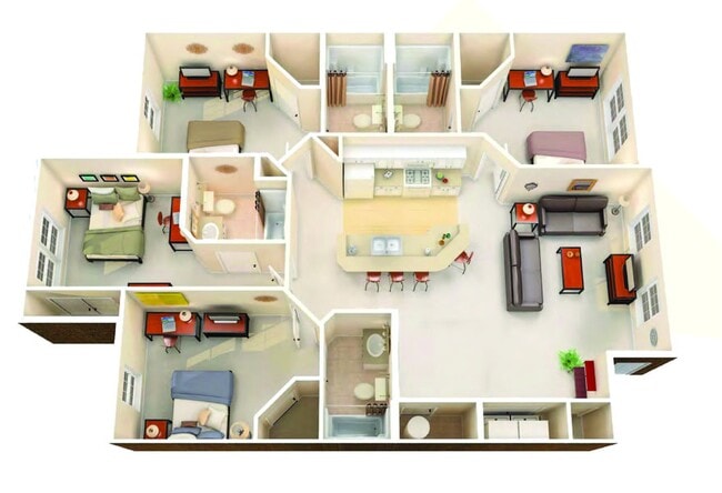 4x4 - University Edge - Cincinnati Student Living