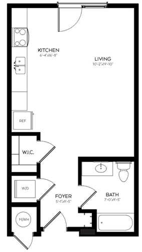 Floorplan - The Franklin at 11th Street Station