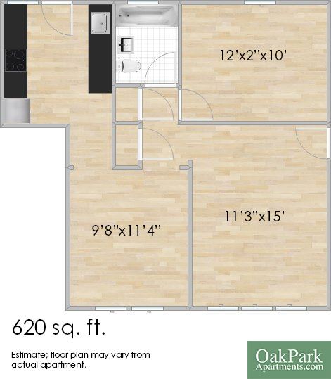 Floorplan - 532 Des Plaines Ave.