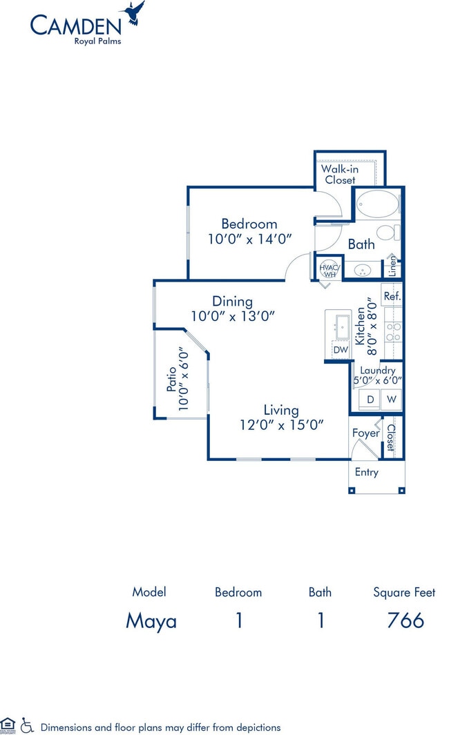 Floorplan - Camden Royal Palms