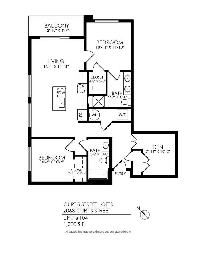 Floorplan - Curtis Street Lofts