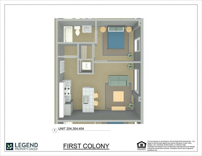 Floorplan - First Colony Flats