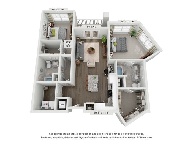 Floorplan - Meridian at Rogers Branch