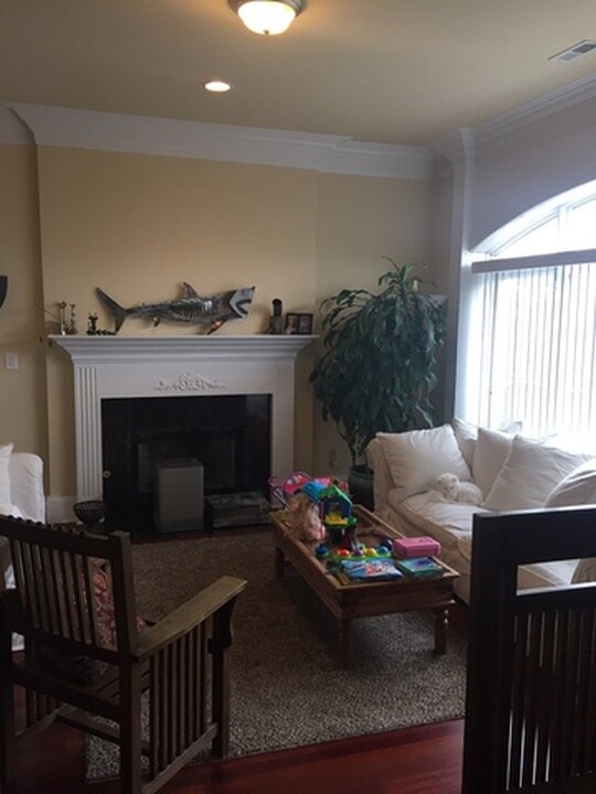 Fireplace in Living Room - 924 W Cornelia Ave