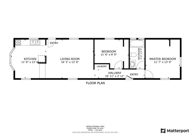 Floor Plan - 802 Peach St