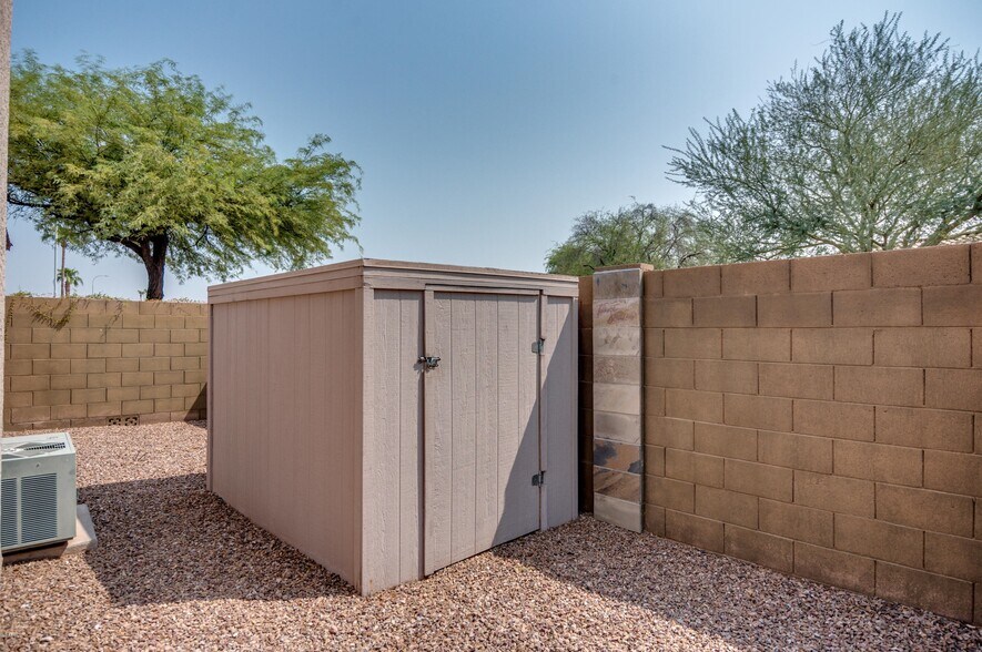 Rear Yard Storage Shed - 6875 W Harrison St