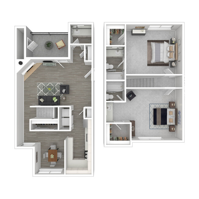 Floorplan - Prestonwood Apartments Homes