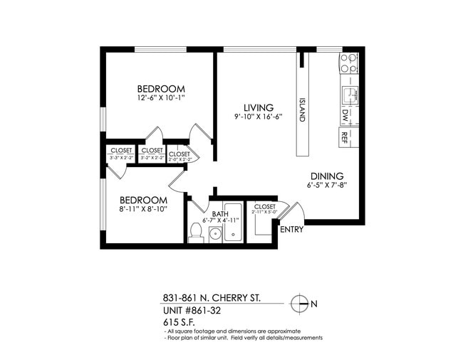 Floorplan - 831-861 Cherry